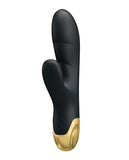 Pretty Love Naughty Play Liquid Silicone Sucking Rabbit - Black & Gold