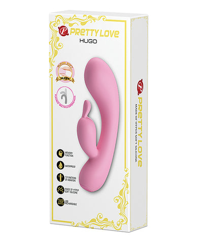 Pretty Love Hugo Liquid Silicone Rabbit - Pink