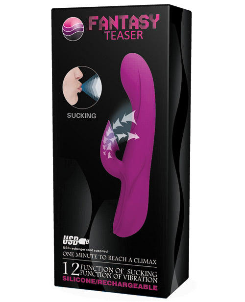 Pretty Love Fantasy Teaser Massage Sucking Rabbit - 12 Function Fuchsia