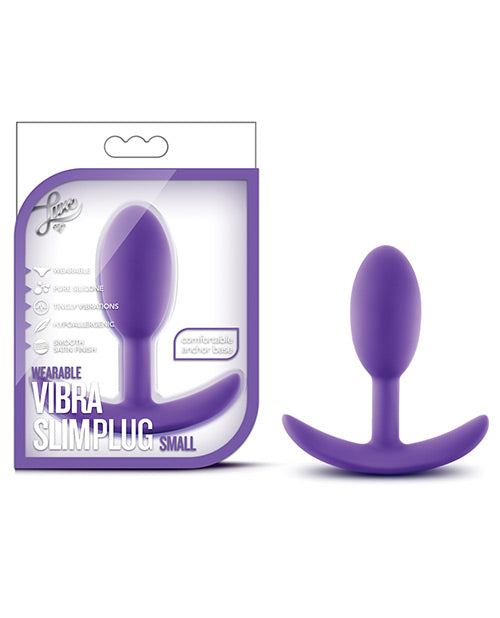 Blush Luxe Wearable Vibra Slim Plug - Purple