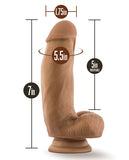 Blush Willy's 7" Silicone Dildo W/balls & Suction Cup