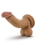 Blush Silicone Willy's 6.5" Dildo W-balls & Suction Cup - Mocha