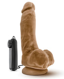 Blush Loverboy The Boxer 9" Vibrating Realistic Cock - Mocha