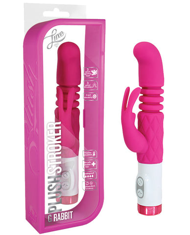 No Eta Blush Luxe G Rabbit Plush Stroker - Pink