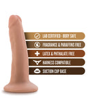 Blush Silicone Willy's 5.5" Dildo W- Suction Cup - Vanilla