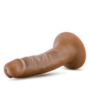 Blush Silicone Willy's 5.5" Dildo W-suction Cup - Mocha