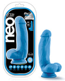 Blush Neo Elite Silicone Dual Density Cock W/balls - Neon
