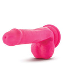 Blush Neo Elite Silicone Dual Density Cock W/balls - Neon