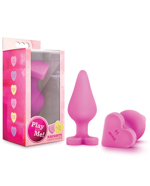 Blush Play With Me Naughty Candy Heart Me Plug -