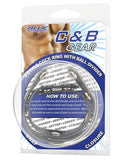 Blue Line C&b V-style Cock Ring W-ball Divider