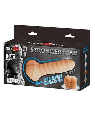 Crazy Bull Stronger Man Stroker - Flesh