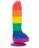 Addiction Justin 8" Dildo - Rainbow