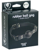 Spartacus 1.5' Ball Gag W-buckle - Black