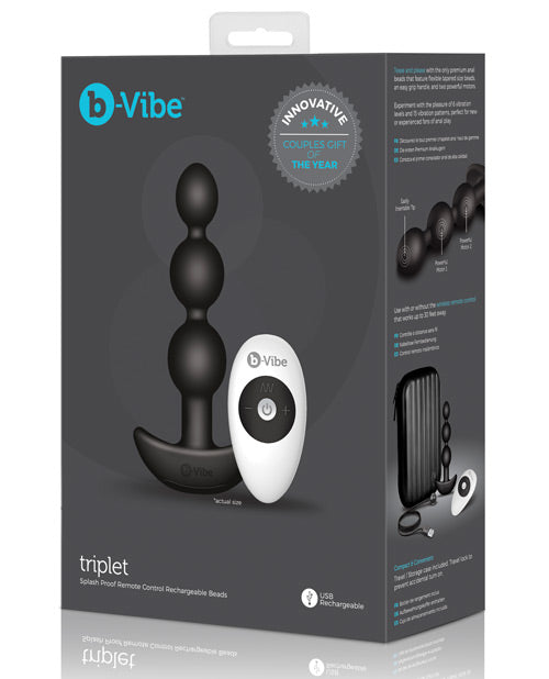 B-vibe Remote Triplet Anal Beads -