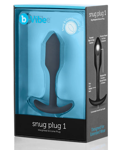 B-vibe Weighted Snug Plug 1 - .55 G