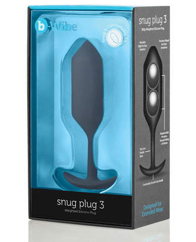 B-vibe Weighted Snug Plug 3 - .180 G