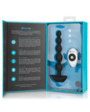 B-vibe Cinco Remote Control Rechargeable Beads - Black