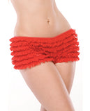 Ruffle Shorts W/back Bow O/s