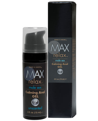 Max Relax Calming Anal Gel - .5 Oz Airless Pump