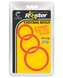 Curve Novelties Rooster Control Rings - Set Of 3