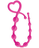 Curve Novelties Gossip Hearts & Spurs Anal Beads - Magenta