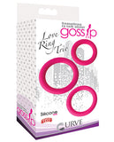 Curve Novelties Gossip Love Ring Trio