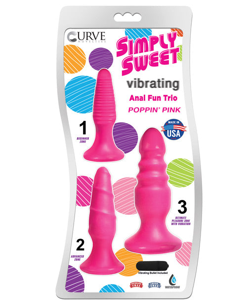 Curve Novelties Simply Sweet Anal Fun Trio -