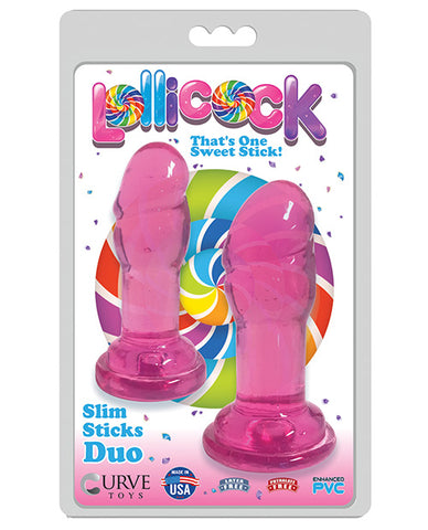 Curve Novelties Lollicock Slim Sticks Duo - Ice