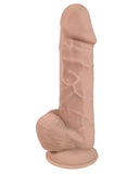 Curve Novelties Fleshstixxx 8" Dildo W-balls - Flesh