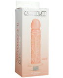 Platinum Silicone The Original 8" Dong Vibrating - White