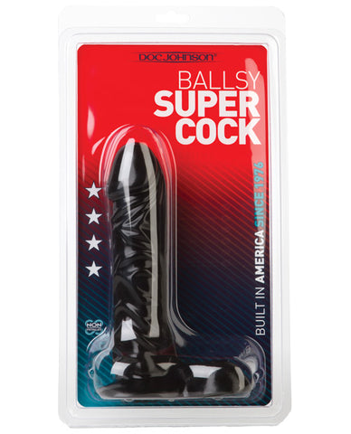 7" Ballsy Super Cock - Black