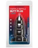 Triple Ripple Butt Plug -