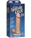 6" Realistic Cock W/balls