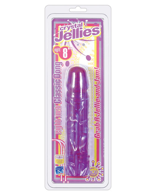 Crystal Jellies 8" Classic Dildo