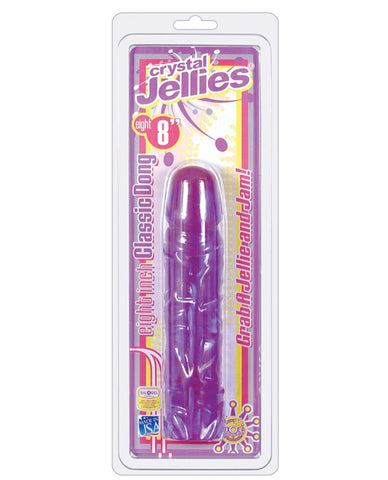 Crystal Jellies 8" Classic Dildo