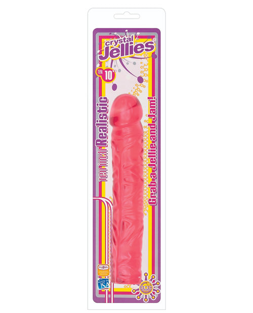 Crystal Jellies 10" Classic Dildo