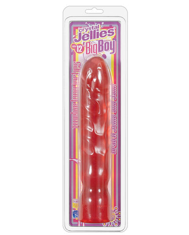 Crystal Jellies 12" Big Boy Dong - Pink