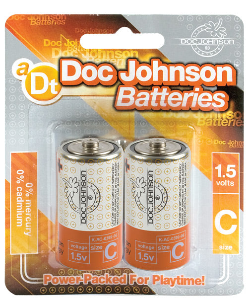 Doc Johnson Batteries - C 2 Pack