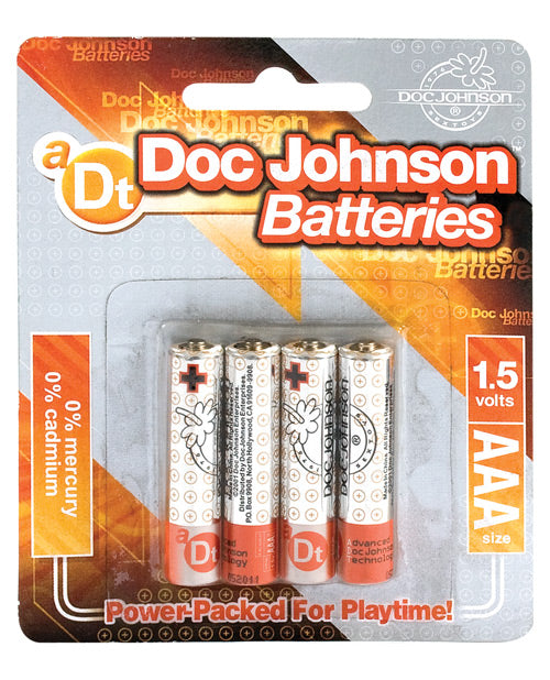 Doc Johnson Batteries - 4 Pack