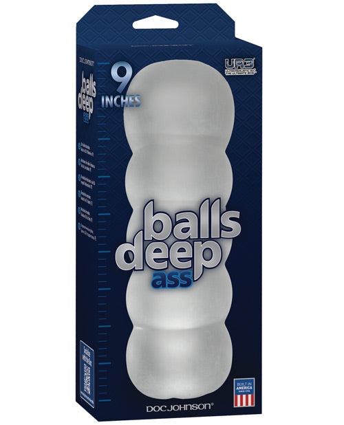 Balls Deep The Bad Ass 9" Stroker - Frost