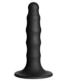 Vac-u-lock Ripple Silicone Dong - Black