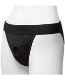 Vac-u-lock Panty Harness W-plug Full Back L-xl - Black