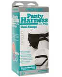 Vac-u-lock Panty Harness W/plug Dual Strap - Black