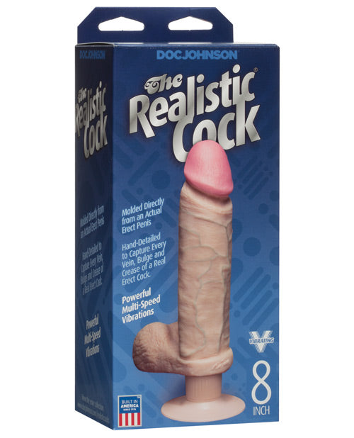 Vibrating 6" Realistic Cock