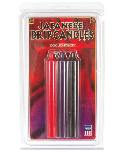 Japanese Drip Candles - Pack Of 3