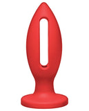 Kink Wet Works Silicone Lube Luge Plug - Red