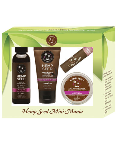 Earthly Body Hemp Seed Mini Mania Kit