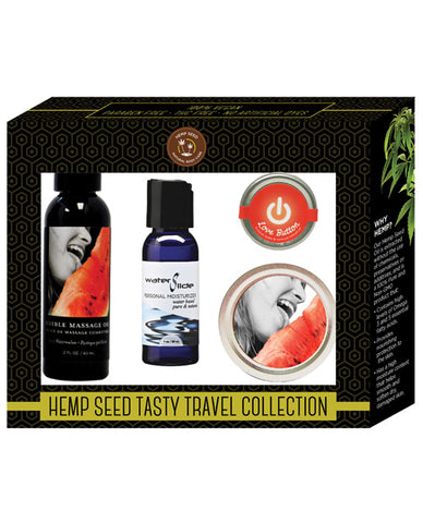 Earthly Body Hemp Seed Tasty Travel Collection