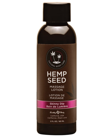 Earthly Body Hemp Seed Massage Lotion - Oz