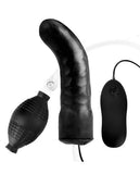 Lux Fetish 6" Inflatable Vibrating Curved Dildo